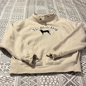 Black dog sweatshirt